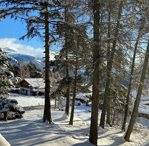 Prive Avec Vue Imprenable Sur Les Alpes Chalet *