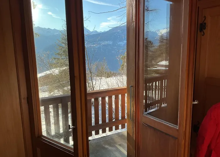 Prive Avec Vue Imprenable Sur Les Alpes Chalet *