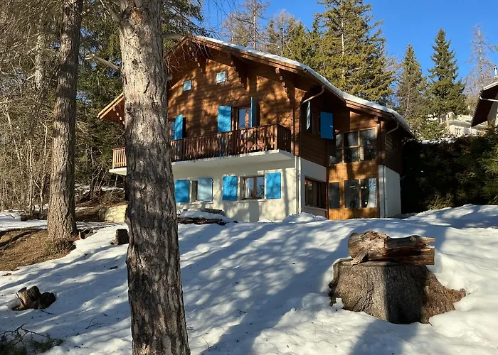 Prive Avec Vue Imprenable Sur Les Alpes Chalet