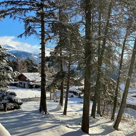 Prive Avec Vue Imprenable Sur Les Alpes 샬레 *